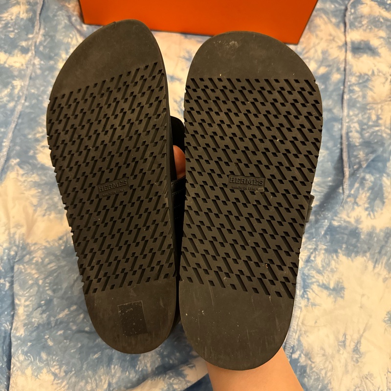 Hermes Kelly 夾腳拖鞋-8