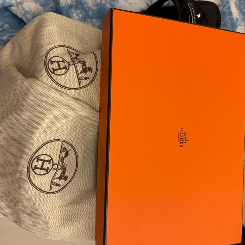 Hermes Kelly 夾腳拖鞋-10