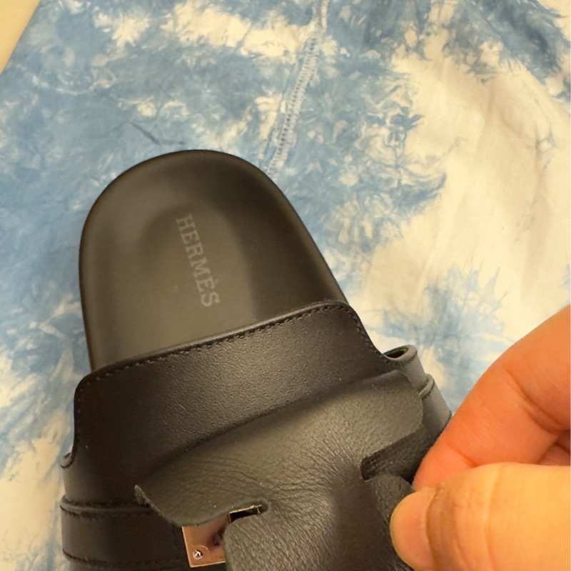 Hermes Kelly 夾腳拖鞋-11