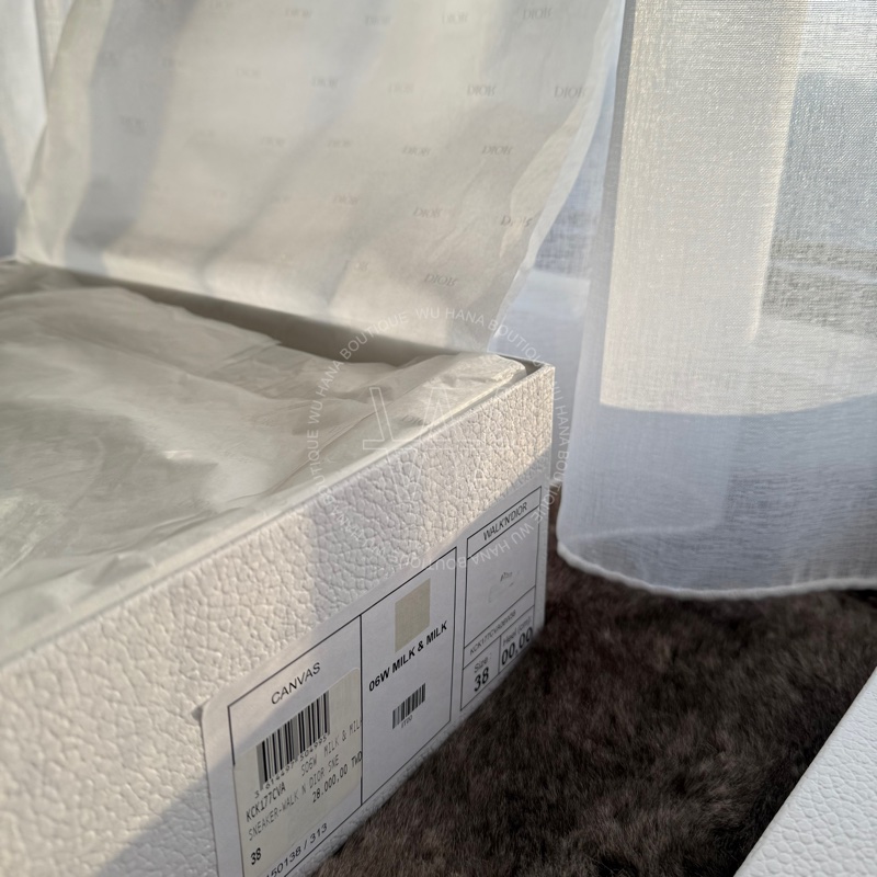 （無花果週年慶降價款）🔅Dior 小白鞋 米白休閒鞋 無花果精品-2