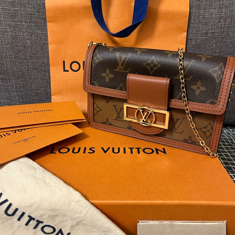 LV dauphine 達芙妮 woc (大全配，另贈改造背帶)-3