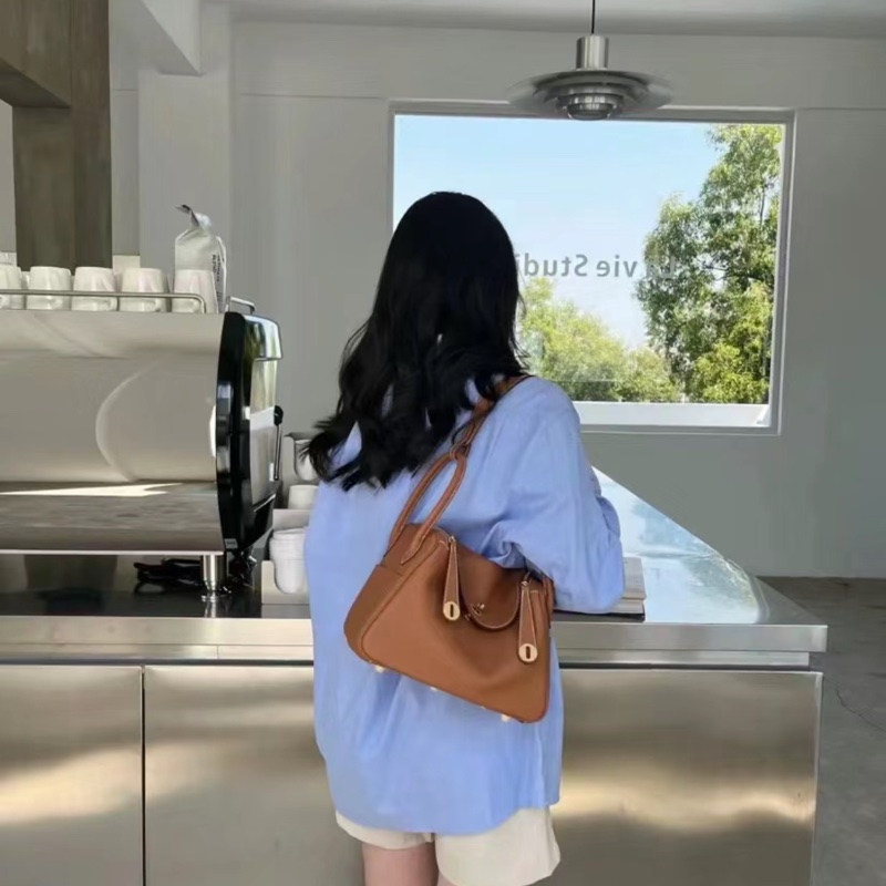 💖Hermes Lindy26 金棕金釦💖 全新全配-1