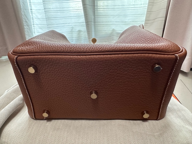 💖Hermes Lindy26 金棕金釦💖 全新全配-13