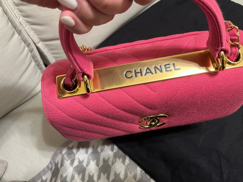 Chanel trendy CC包（粉色）-4