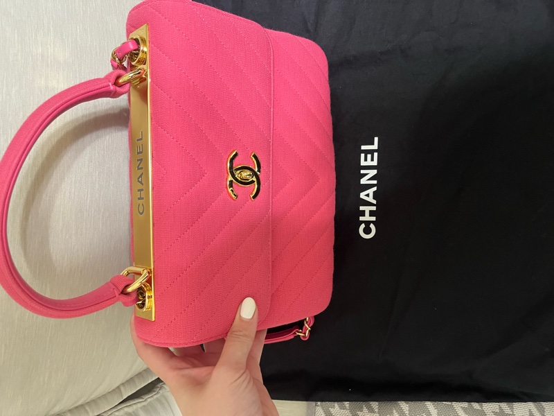 Chanel trendy CC包（粉色）-8