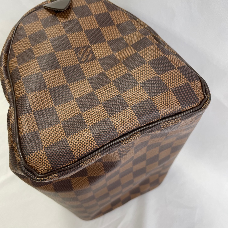 LV Louis Vuitton Speedy 25 棋盤格 波斯頓手提包-14
