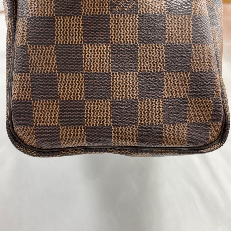 LV Louis Vuitton Speedy 25 棋盤格 波斯頓手提包-16