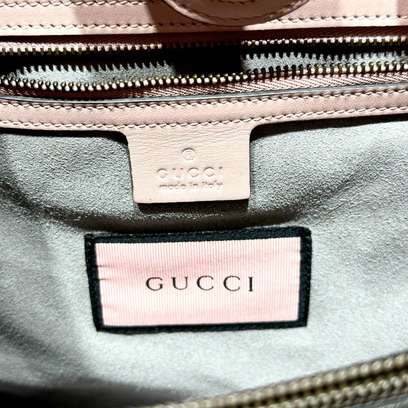 【美收精品】GUCCI 古馳 Marmont系列星星塗鴉款牛皮兩用大手提包(粉) 88-883-8