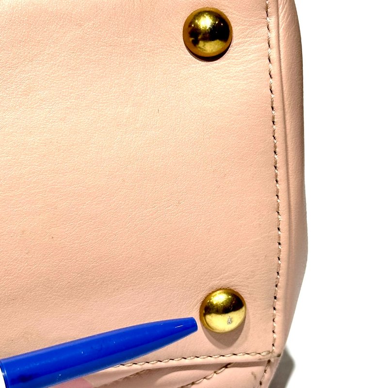 【美收精品】GUCCI 古馳 Marmont系列星星塗鴉款牛皮兩用大手提包(粉) 88-883-16