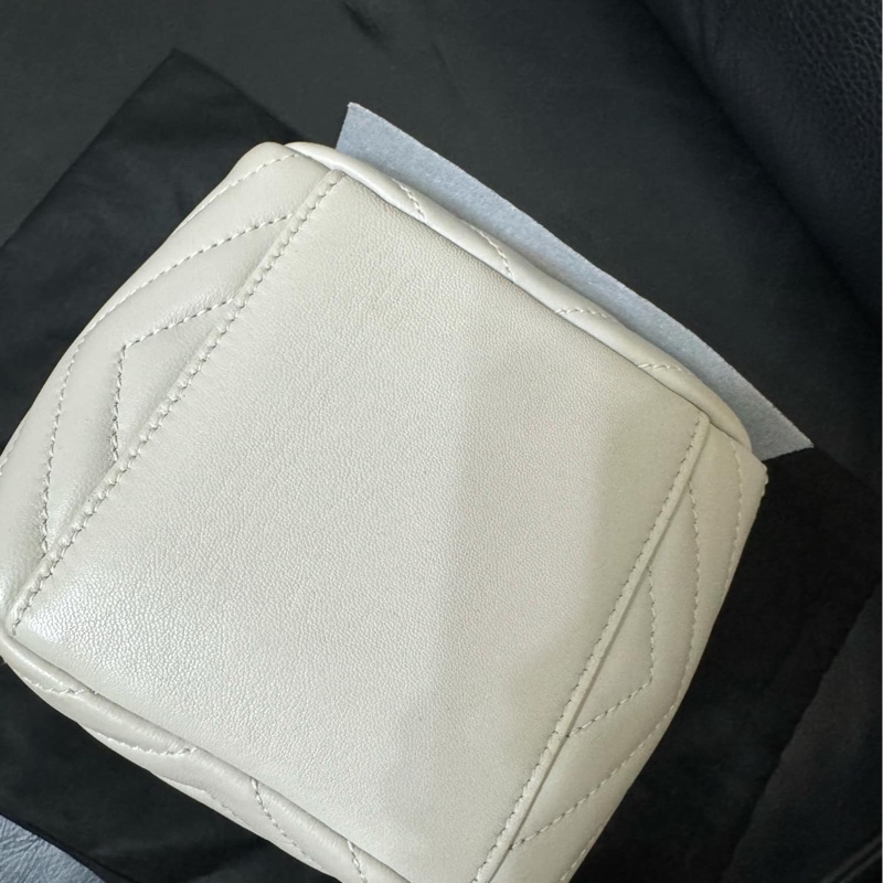 YSL Joe絎縫小羊皮迷你水桶袋-8