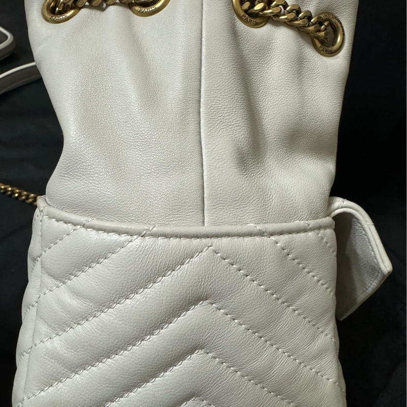 YSL Joe絎縫小羊皮迷你水桶袋-13