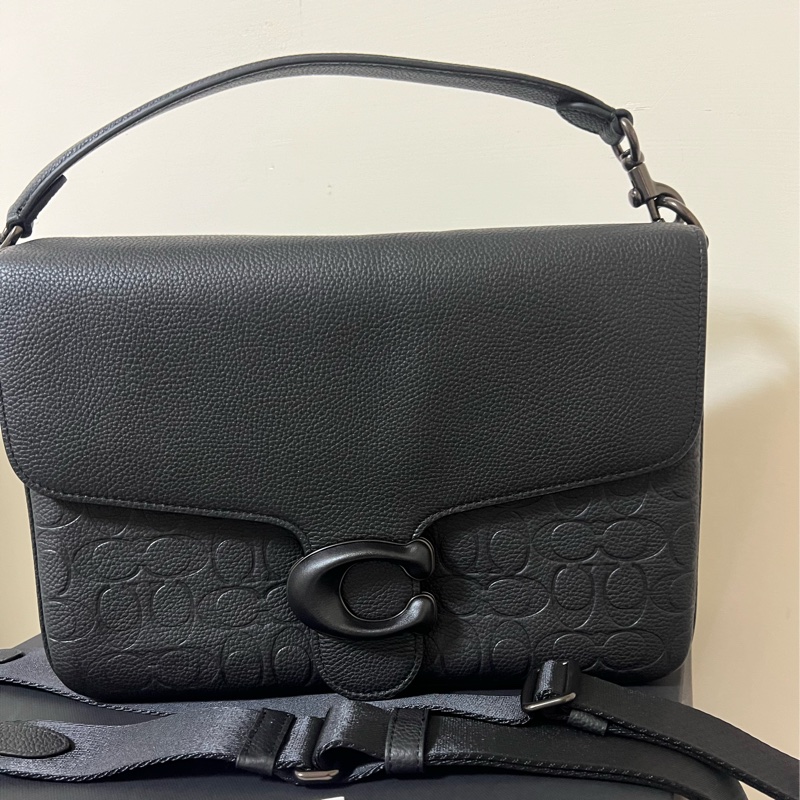 COACH 經 典SIGNATURE 皮革斜背手袋-7
