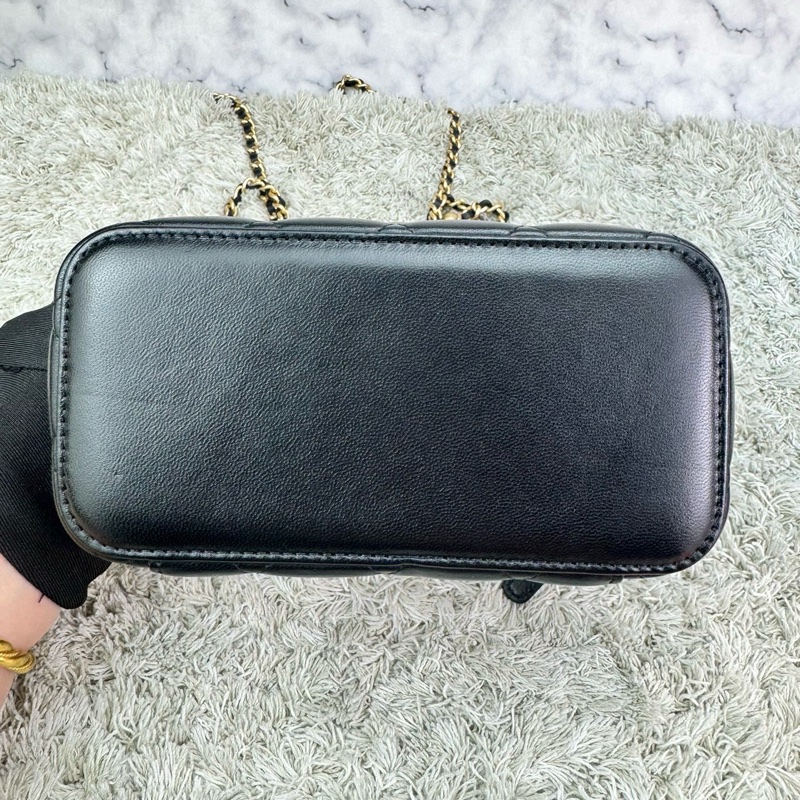 香奈兒 Chanel 22S核桃金球長盒子 化妝包 ⭕️⭕️近新⭕️⭕️-17