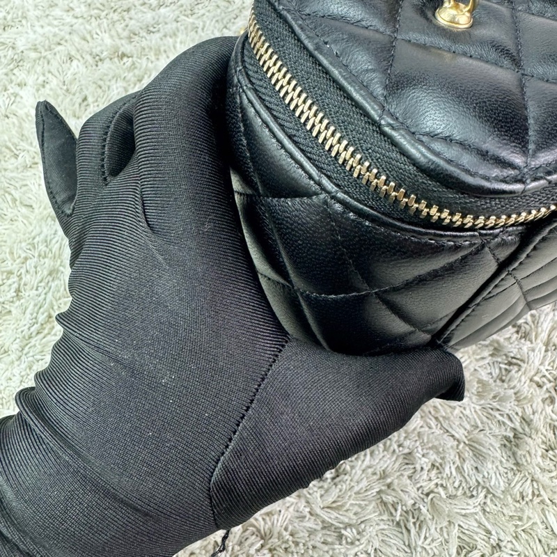 香奈兒 Chanel 22S核桃金球長盒子 化妝包 ⭕️⭕️近新⭕️⭕️-20