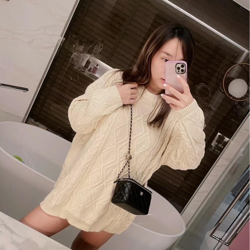 香奈兒 Chanel 22S核桃金球長盒子 化妝包 ⭕️⭕️近新⭕️⭕️-31