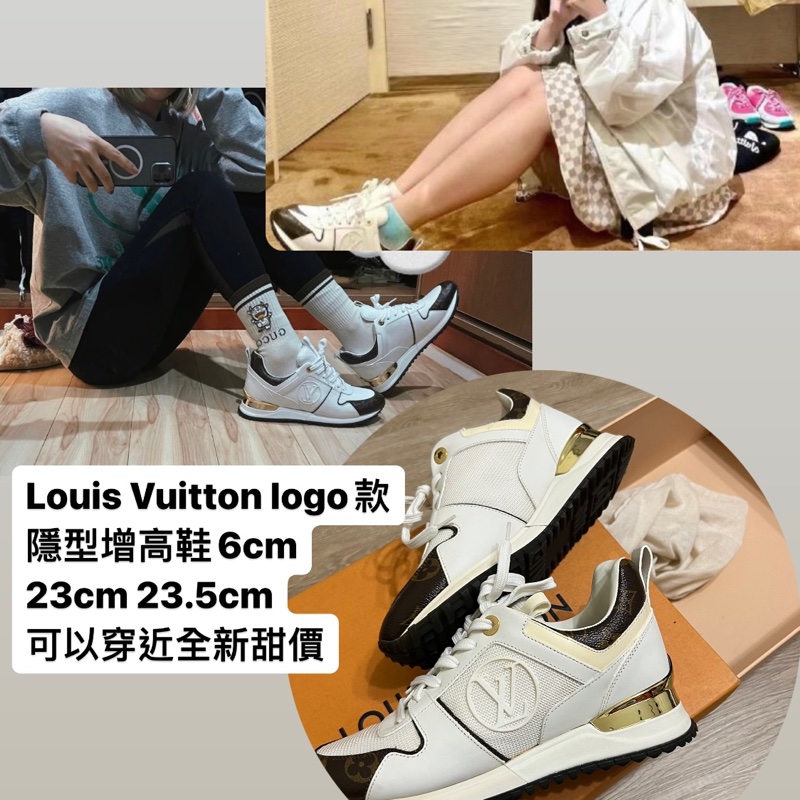 瑞奇二手精品 louis Vuitton 隱形增高 布鞋 美品35.5 約23.5cm-0