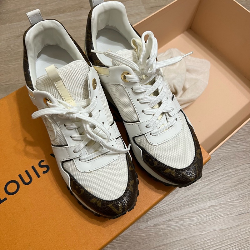 瑞奇二手精品 louis Vuitton 隱形增高 布鞋 美品35.5 約23.5cm-4