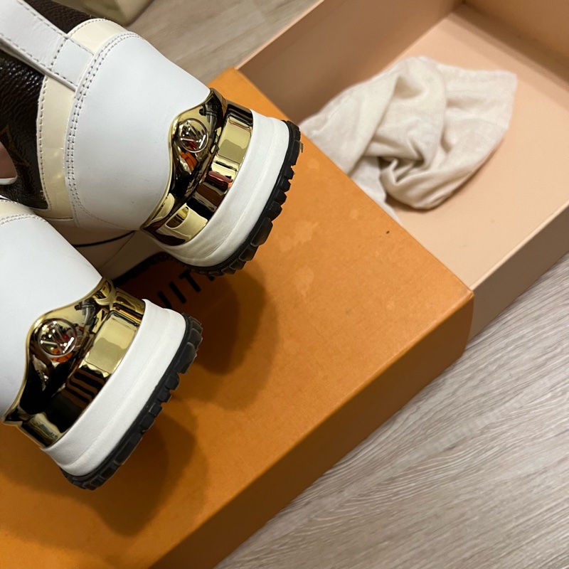 瑞奇二手精品 louis Vuitton 隱形增高 布鞋 美品35.5 約23.5cm-6