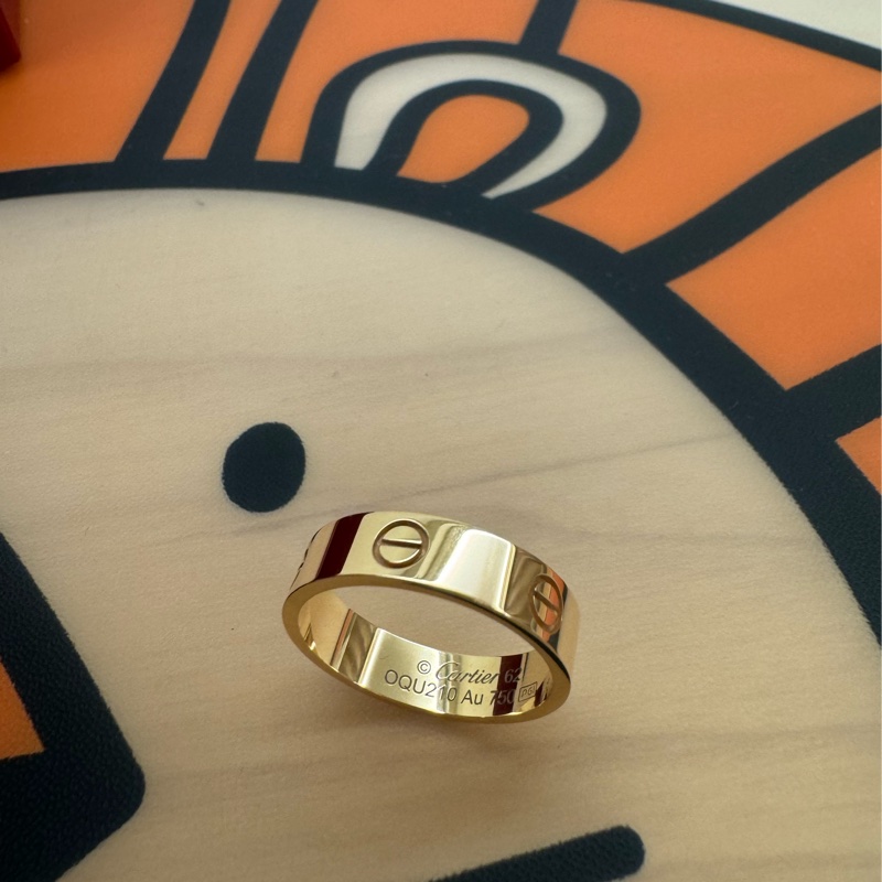 Cartier 卡地亞 Love 戒指 玫瑰金 62號-2