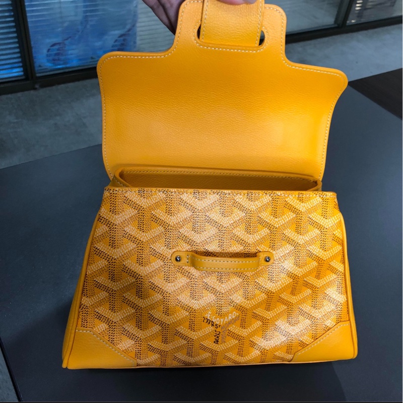 Goyard saigon mini bag 芒果黃-4