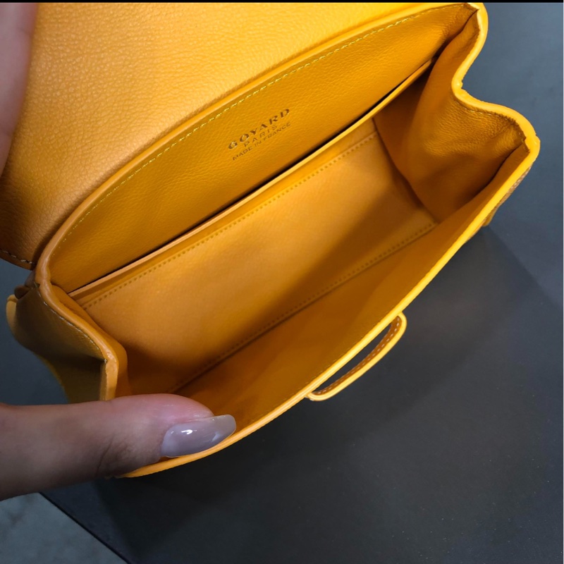 Goyard saigon mini bag 芒果黃-5