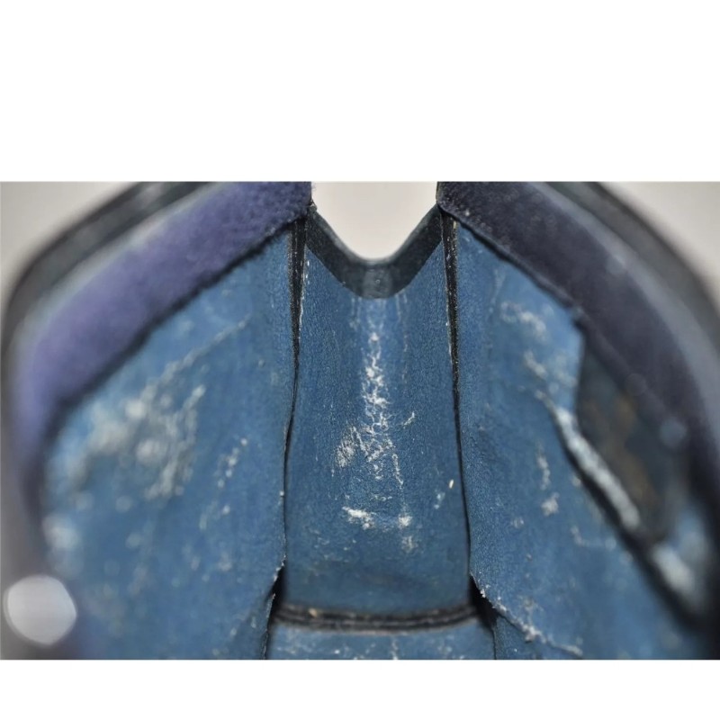 【今日最低價～✨️輕奢二手良品✨️】GUCCI 男女適用 手拿包 #SherryLine Clutch Hand Bag Purse GG PVC Leather Navy Blue-19