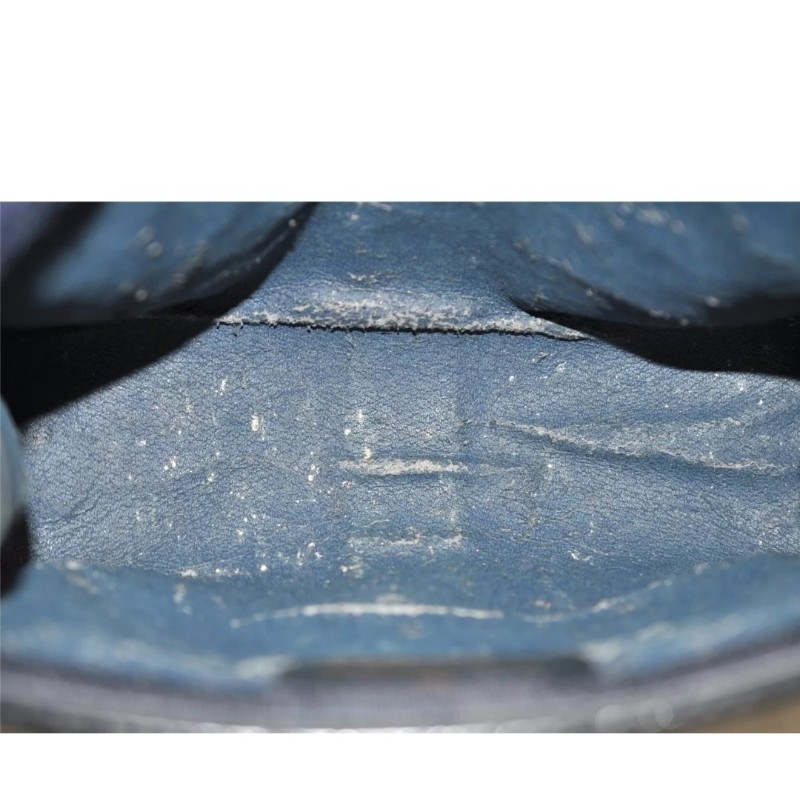 【今日最低價～✨️輕奢二手良品✨️】GUCCI 男女適用 手拿包 #SherryLine Clutch Hand Bag Purse GG PVC Leather Navy Blue-20