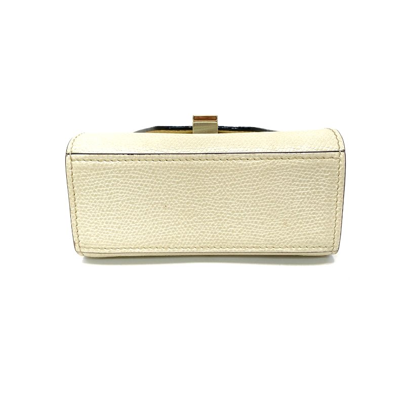 △ Valextra 瓦萊可斯特拉 Iside Top Handle Mini Beige Calfskin Belt Bag 米色牛皮迷你兩用袋 - 247016914-5