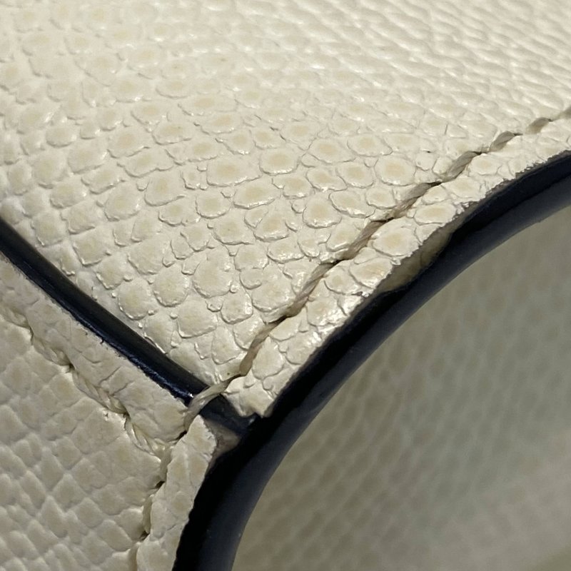 △ Valextra 瓦萊可斯特拉 Iside Top Handle Mini Beige Calfskin Belt Bag 米色牛皮迷你兩用袋 - 247016914-8