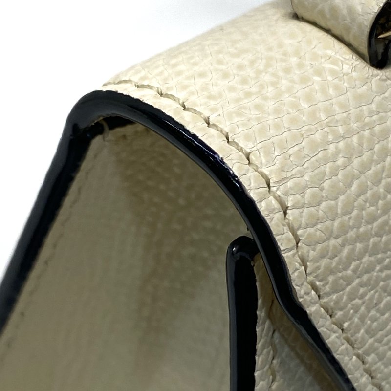 △ Valextra 瓦萊可斯特拉 Iside Top Handle Mini Beige Calfskin Belt Bag 米色牛皮迷你兩用袋 - 247016914-11