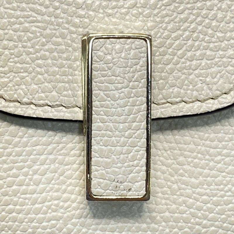 △ Valextra 瓦萊可斯特拉 Iside Top Handle Mini Beige Calfskin Belt Bag 米色牛皮迷你兩用袋 - 247016914-13