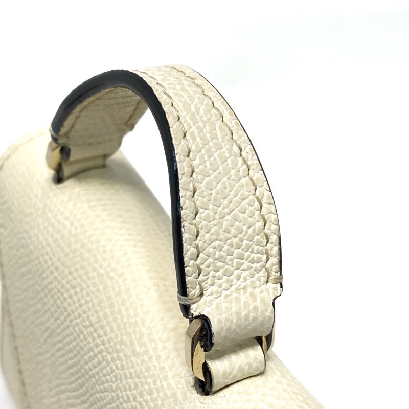 △ Valextra 瓦萊可斯特拉 Iside Top Handle Mini Beige Calfskin Belt Bag 米色牛皮迷你兩用袋 - 247016914-14