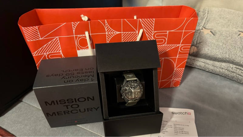 Swatch X Omega BIOCERAMIC MOONSWATCH - Mercury-1