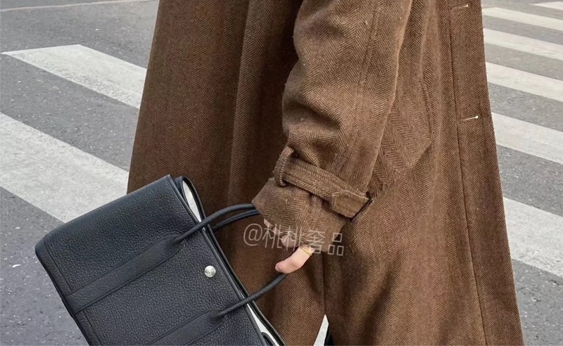 Hermes Garden 30 花園30黑銀🈚️破🈚️磨🈶塵袋-3