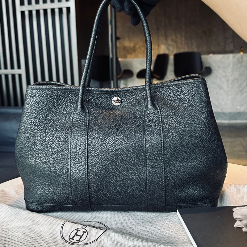 Hermes Garden 30 花園30黑銀🈚️破🈚️磨🈶塵袋-7