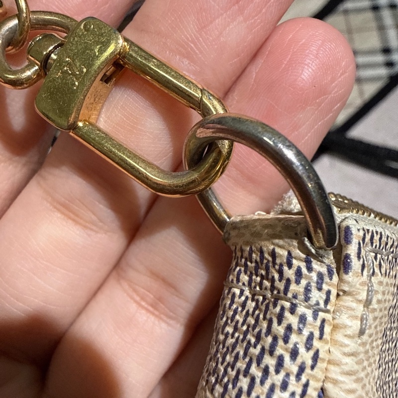 LV棋盤格小號麻將包-19