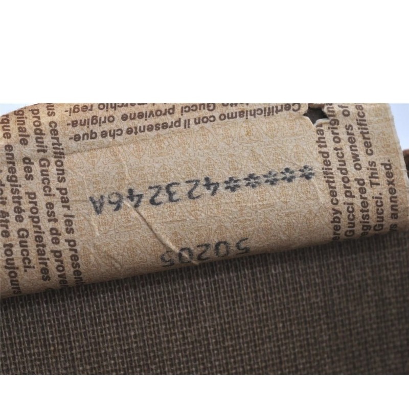 ［二奢良品✨️］GUCCI 經典Web Sherry Line 棕色PVC皮革肩背托特包 - 型號 5766K-17