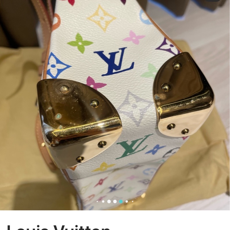 LV白彩肩背包-8