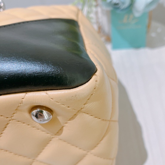 CHANEL 香奈兒復古保齡球手拿包包CAMBON BOWLING BAG-6