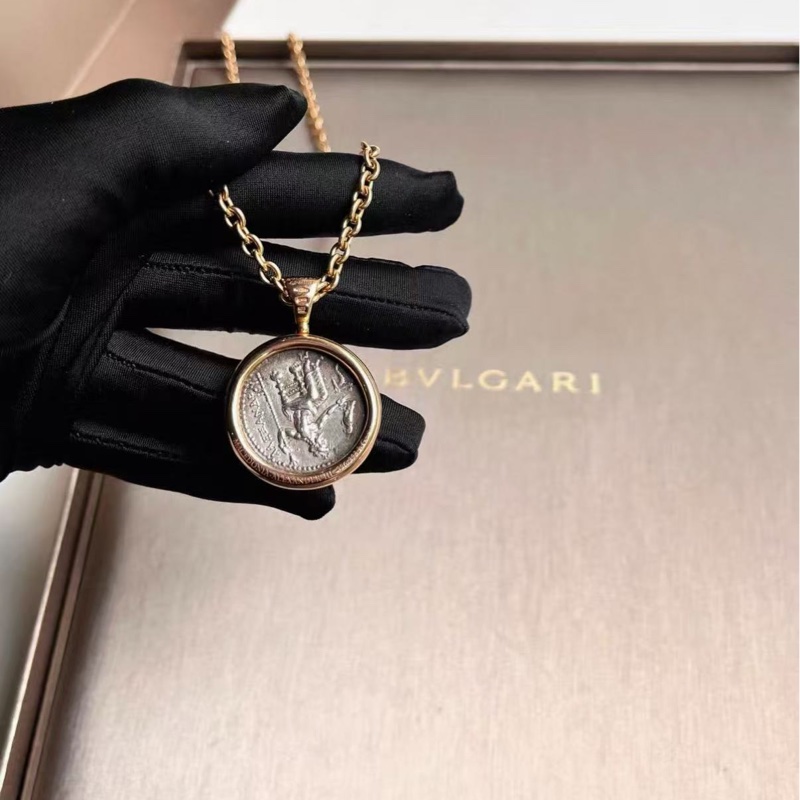 Bvlgari 寶格麗-Monete希臘古幣大號項鍊,新款編碼-8