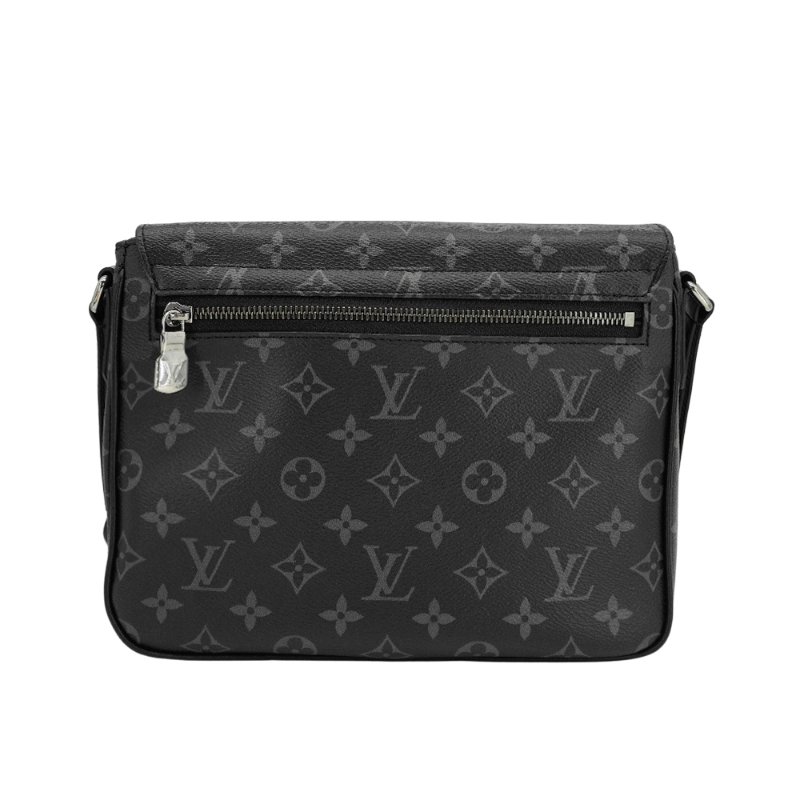 Louis Vuitton District PM 帆布斜背郵差包(M46255-黑)-2