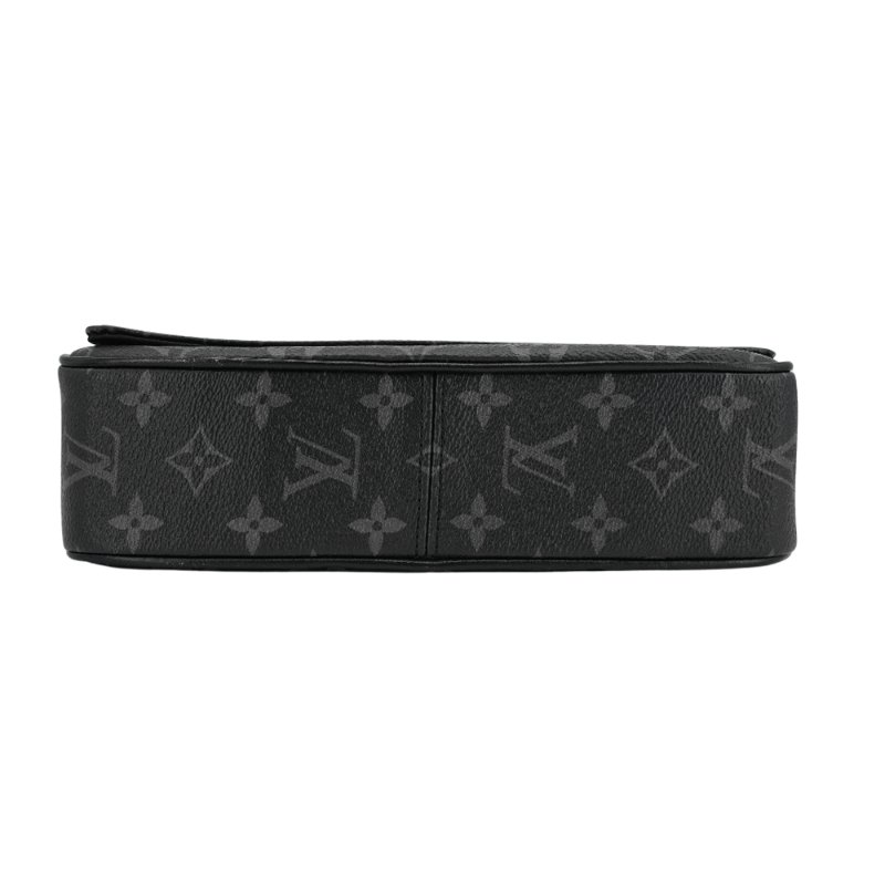 Louis Vuitton District PM 帆布斜背郵差包(M46255-黑)-3
