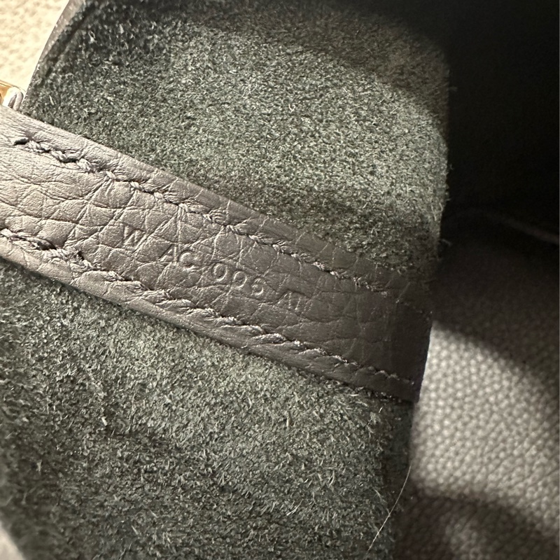 全新 愛馬仕 Hermes Picotin 菜籃子 22 黑銀 W刻-7