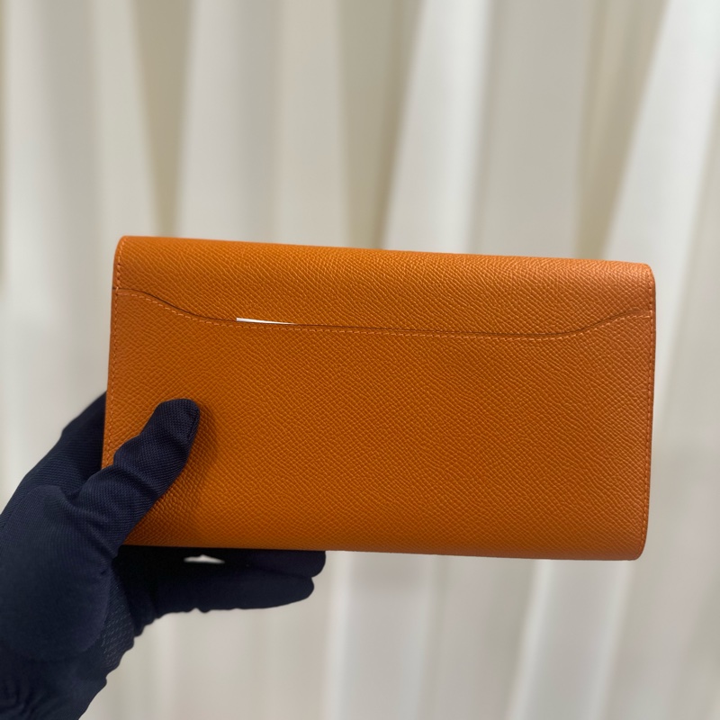 持有正貨標籤🏷️HERMES Constance ToGo 橙色/銀扣/Epsom/B-3