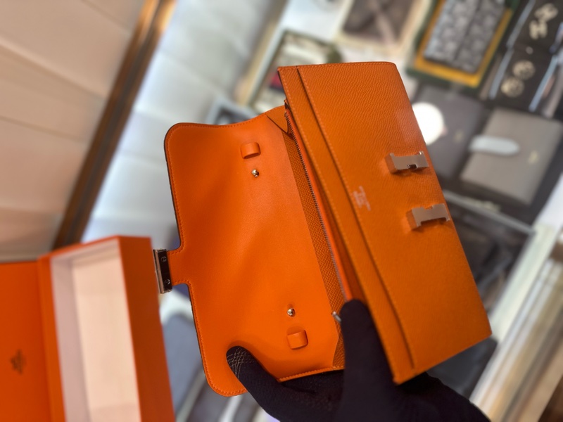 持有正貨標籤🏷️HERMES Constance ToGo 橙色/銀扣/Epsom/B-7