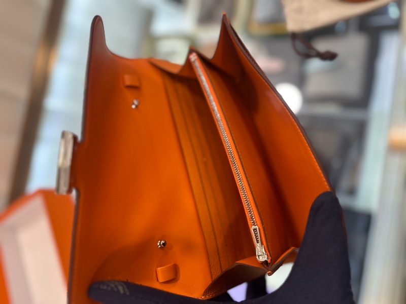 持有正貨標籤🏷️HERMES Constance ToGo 橙色/銀扣/Epsom/B-9