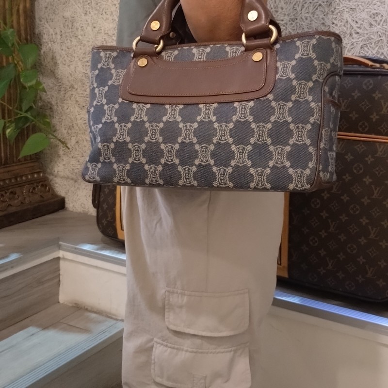 Celine 丹寧布 logo Boogie-30