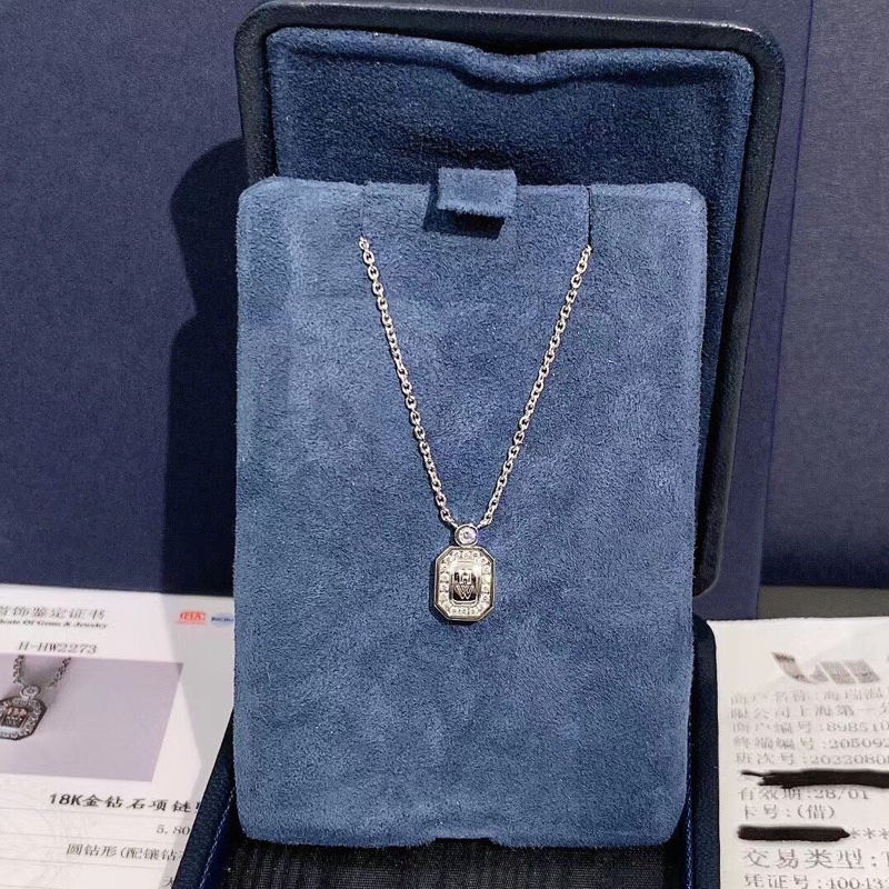 Harry Winston 海瑞溫斯頓香水瓶白金項鍊,2022年購入-1