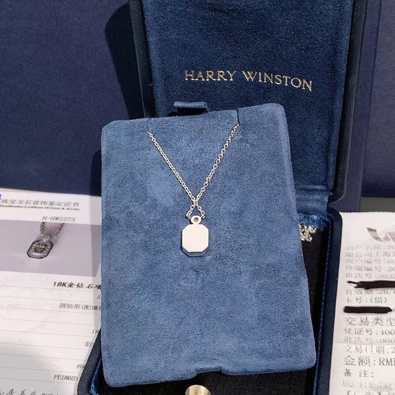 Harry Winston 海瑞溫斯頓香水瓶白金項鍊,2022年購入-2