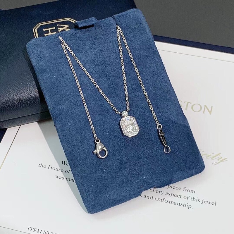 Harry Winston 海瑞溫斯頓香水瓶白金項鍊,2022年購入-4